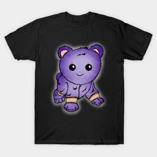 Cute Purple Baby Bear T-Shirt